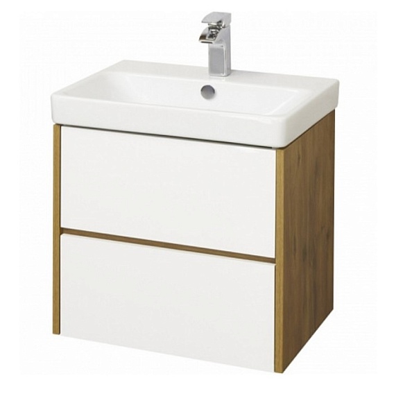 1A2518K0SDZ90 Набор Aquaton: 1A251801SDZ90 Тумба-умывальник Сканди 70 Бел/Дуб Рустикальный/ 1WH501628 Раковина Адриана 70