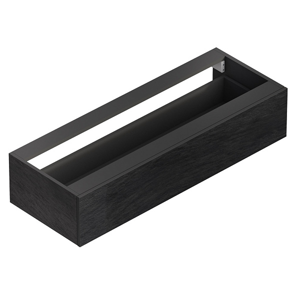 База с одним ящиком Cezares Cadro 1200х460х250, Nero (CADRO-120-1C-SO-NR-BLUM)