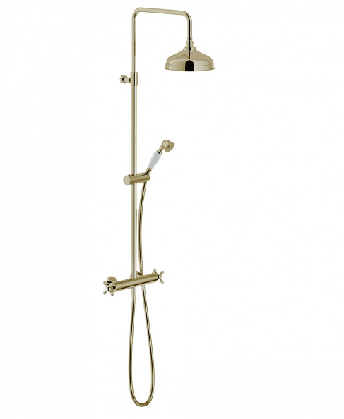 Душевая стойка Nobili Grazia GRC0030/50BR с термостатом, Ancient bronze