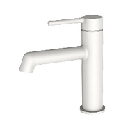 Смеситель Raglo R20.10.08 для раковины  монолитный, белый