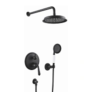 Душевая система встраиваемая Rose R0235H, черный