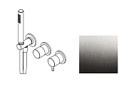 Смеситель для ванны и душа Ritmonio Diametro35, хром брашированный (E0BA0466ESPIX)