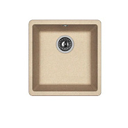 Мойка кухонная иск. камень Флорентина "Вега 360" 400х420х217 песочный FG подстольная (22.310.B0360.1