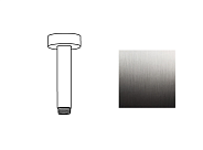 Держатель верхнего душа Ritmonio хром брашированный (75B014IX)