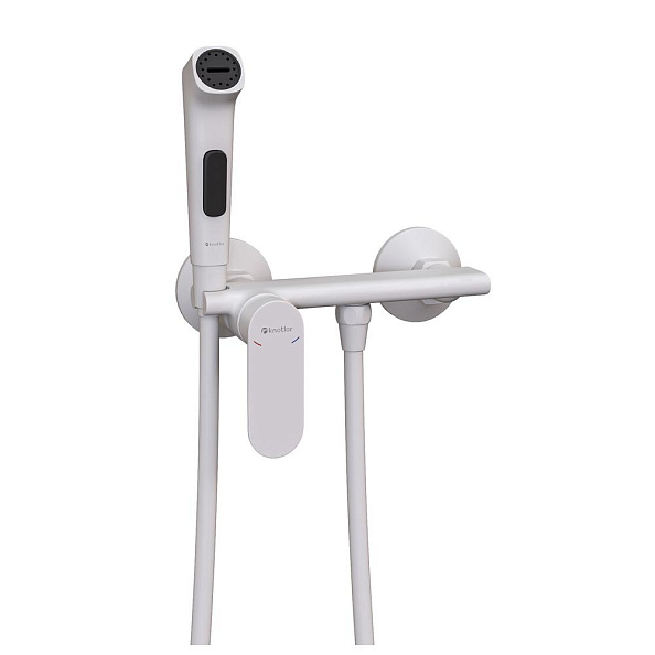 Гигиенический душ со смесителем Knotlor FHS01S0WY, белый