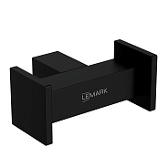 Крючок для полотенец Lemark VALDAY, сталь, матовый черный (LMA-8111S1-BL)