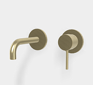 Смеситель для раковины Fima Carlo Frattini Spillo Up, брашированный шампань (F3051WSX9HS)