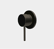 Смеситель для душа Fima Carlo Frattini Spillo Up, на 1 потребитель, хром черный брашированный (F3033N1CS)