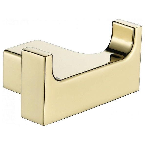 Крючок для ванной комнаты двойной Grocenberg AC0018GO, золото