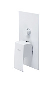 Встраиваемый смеситель для душа CEZARES PORTA белый матовый (PORTA-VDIM-BIO)