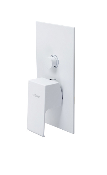 Встраиваемый смеситель для душа Cezares Porta, белый матовый (PORTA-VDIM-BIO)