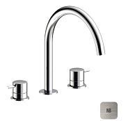 Смеситель для раковины Almar Nickel Brushed (E214004.NB)