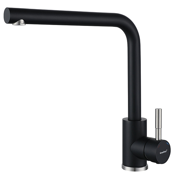 Смеситель для кухни GranFest Z-5411, черный