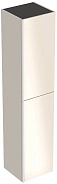 500.619.JL.2 Высокий шкафчик Acanto 380 x 1730 x 360 мм, фронтальная часть: песчаное стекло корпус: песчаный матовый — лакированный