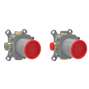 Внутренняя часть Fima Carlo Frattini назначение-смеситель для душа термостатический и дивертор с двумя выходами (F3090)