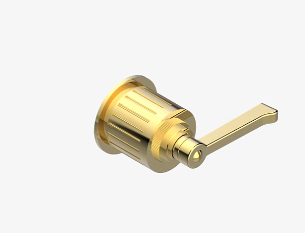 Вентиль THG Hamptons with lever handles, золото светлое (G4S F30 30B)