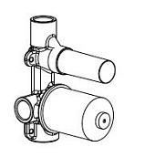 Внутренняя часть Carimali назначение-смеситель для душа, хром (W4701)