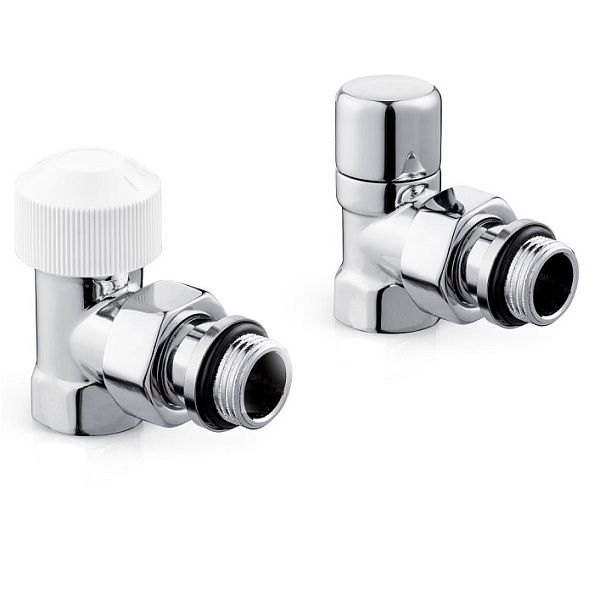 Набор термостатический для радиатора угловой ROYAL THERMO Design 1/2"М30х1,5 (Хром) (RTE 07.0016 RT)
