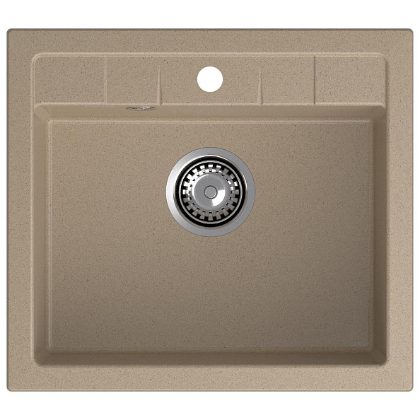 Кухонная мойка GranFest QUADRO 561, песочный