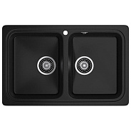 Кухонная мойка GranFest STANDART 780K, черный