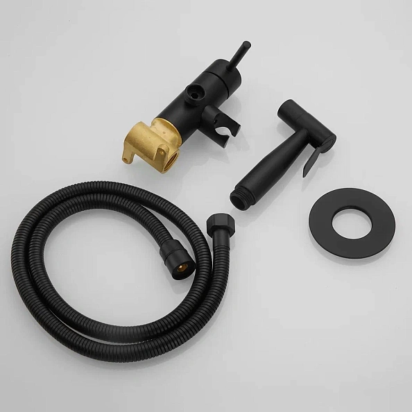 Гигиенический душ со смесителем Shevanik S147H, черный