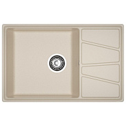 Кухонная мойка GranFest VERTEX 780L, кашемир