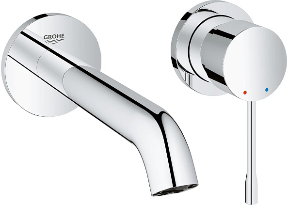 Смеситель для раковины GROHE Essence New настенный встраиваемый, хром (арт. 19408001)