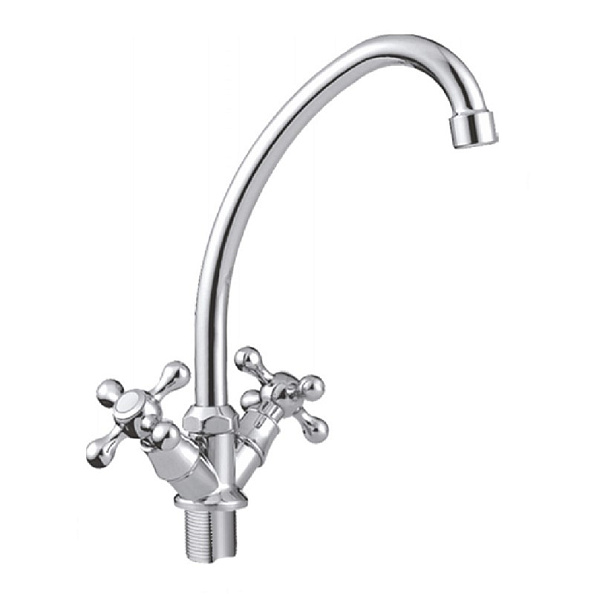 Смеситель для кухни Cron CN4008-2, хром