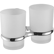 Стакан FASHUN двойной хром (A1608)