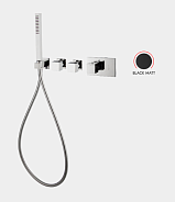 Смеситель для душа Fima Carlo Frattini Fimatherm, на 2 потребителя, черный матовый (F3968X2NS)