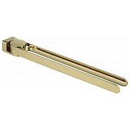 Полотенцедержатель двойной Grocenberg AC0055GO, золото