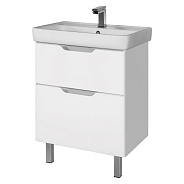 Тумба под раковину подвесная/напольная Dreja Q Plus 55 см, белый