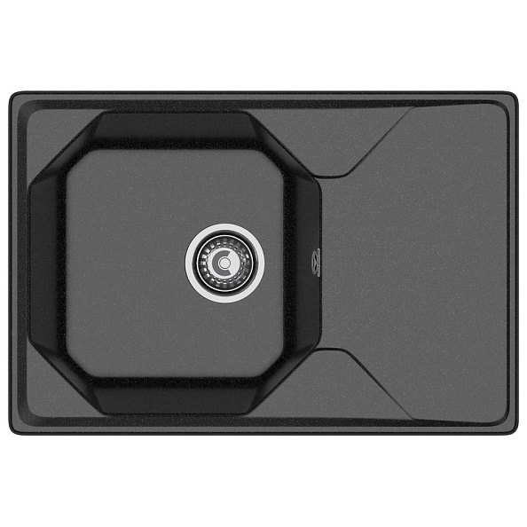 Кухонная мойка GranFest UNIQUE 740L, черный