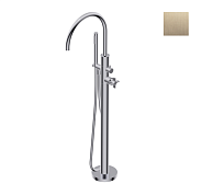 Смеситель для ванны и душа Ritmonio Diametro35 Cross, Brushed Champagne (PR53DB202CHX)