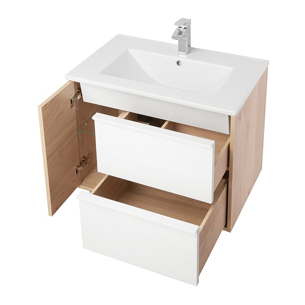 Тумба под раковину Aquaton Бостон 75 дуб эврика (1A240101BN010)