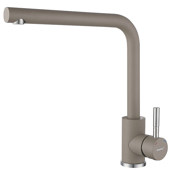 Смеситель для кухни GranFest Z-5411, песочный