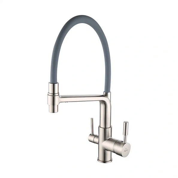 Смеситель для кухни Rose R658L, сатин