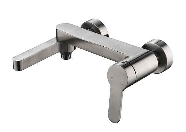 Смеситель для ванны и душа BelBagno Delta, сатин (DEL-VASM-IN)