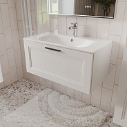 Тумба с раковиной подвесная (80см) Terminus Classik CLA10801900301O, белый