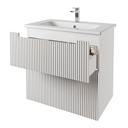 Тумба под раковину подвесная Dreja Euphoria 80 см, белый