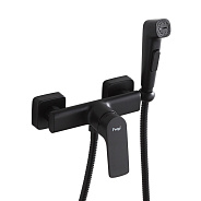 Гигиенический душ со смесителем FRAP F7586-6, черный