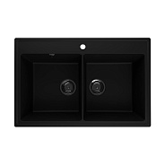 Кухонная мойка Ulgran Quartz Ruma 780-07, уголь