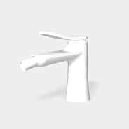 Смеситель для биде Fima Carlo Frattini Flo', белый матовый (F3802BS)