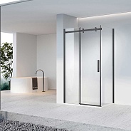 Душевой уголок Vincea Como-N (VSR-4CN1015CLB) 1500х1000 мм, черный, стекло прозрачное