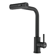 Смеситель для кухни с мультифункциональным изливом Raffine F203H, черный