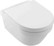 4694 HR01 ARCHITECTURA Комбипак (4694R001 Унитаз 370х530, подвесной, DirectFlush + 98M9C101 Сиденье для унитаза, Quick Release, SoftClosing)