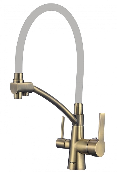 Смеситель для мойки бронзовый под фильтр Savol (S-L1805C-04)