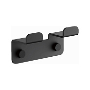 Планка с 2-мя крючками BELZ цвет: черный (B9002-7)