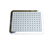 Верхняя лейка Bronze de Luxe белый\хром QUADRO (1916)