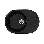 Кухонная мойка Practik PR-M-610-004 (без сифона), черный оникс